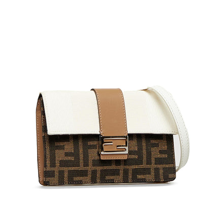 Fendi Zucca Baguette Crossbody