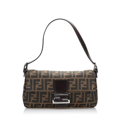 Fendi Zucca Canvas Baguette