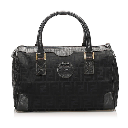 Fendi Zucca Canvas Boston Bag (SHG-11109)