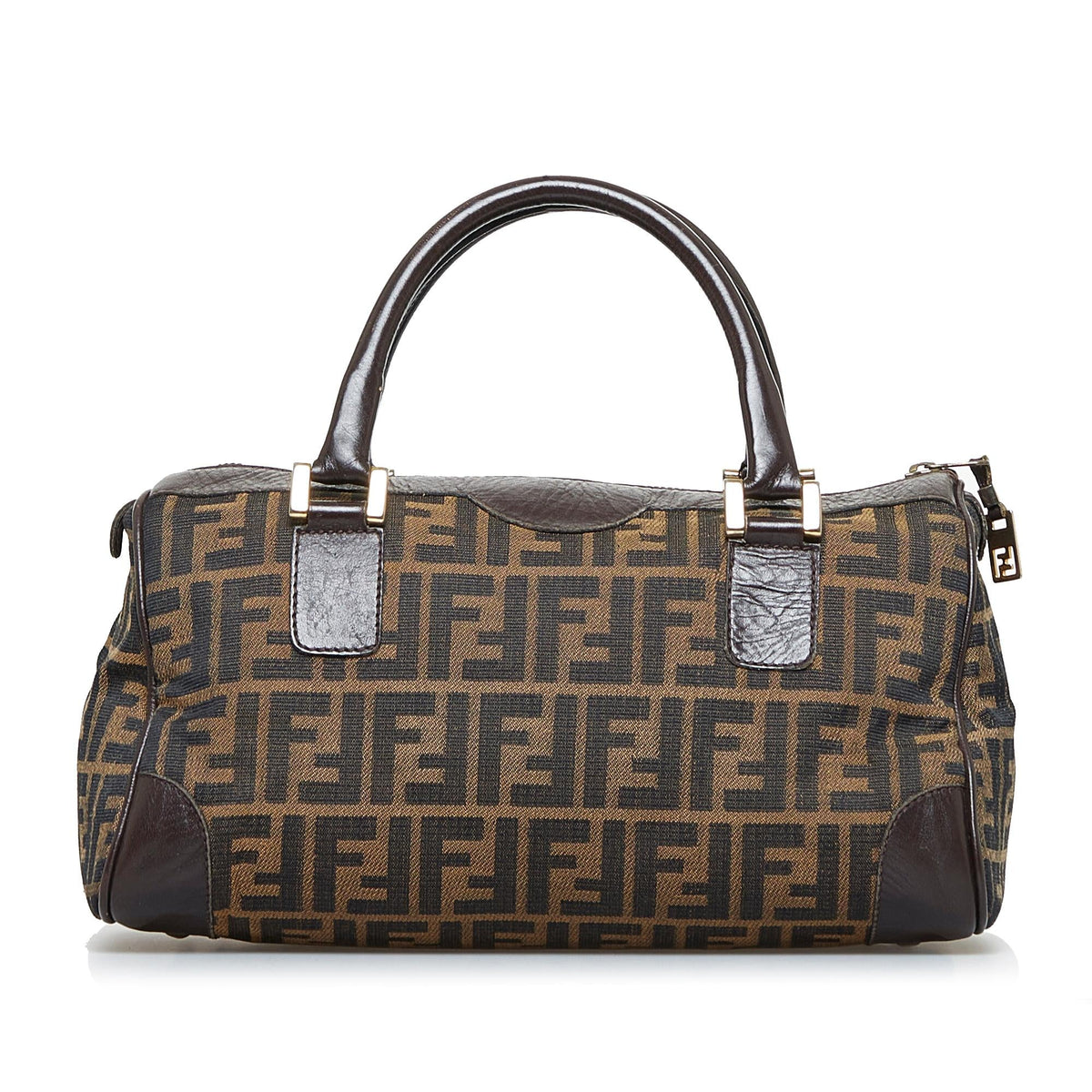 Fendi Zucca Canvas Handbag