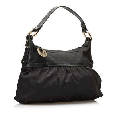 Fendi Zucca Chef Canvas Shoulder Bag