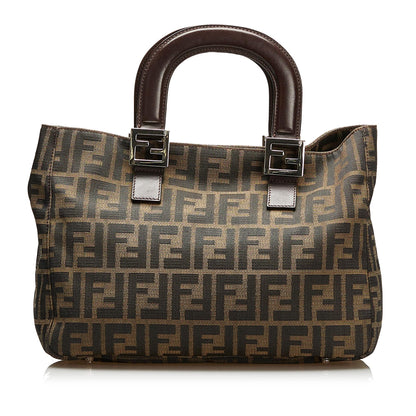 Fendi Zucca Handle Handbag