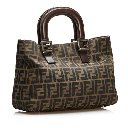 Fendi Zucca Handle Handbag