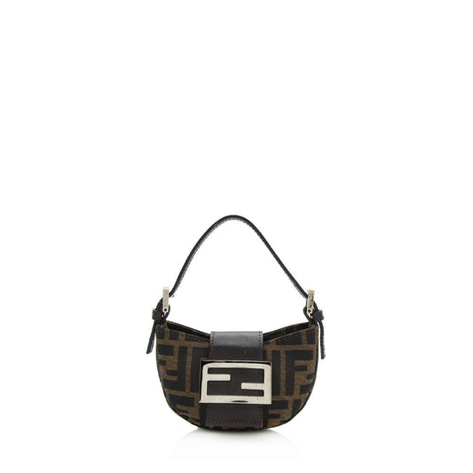 Fendi Zucca Mini Baguette Bag (SHF-11896)