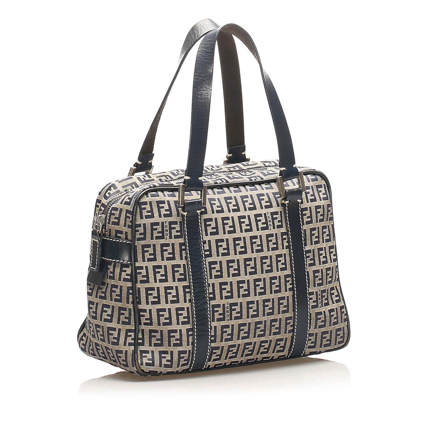 Fendi Zucchino Canvas Shoulder Bag (SHG-16650)