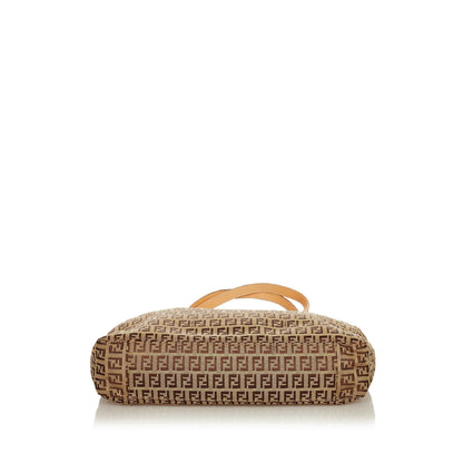 Fendi Zucchino Canvas Shoulder Bag