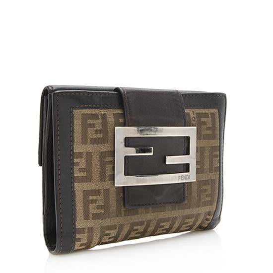 Fendi Zucchino Compact Wallet