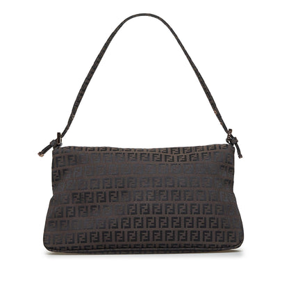 Fendi Zucchino Double Flap Baguette