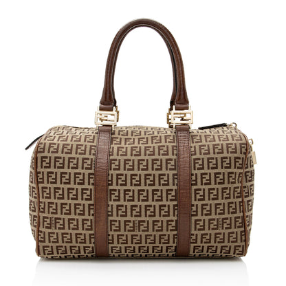 Fendi Zucchino Forever Boston Bag
