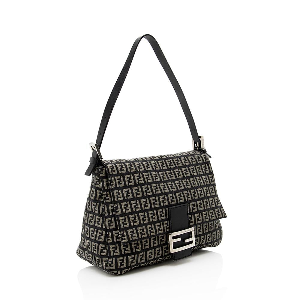 Fendi Zucchino Forever Mamma Shoulder Bag (SHF-13203)