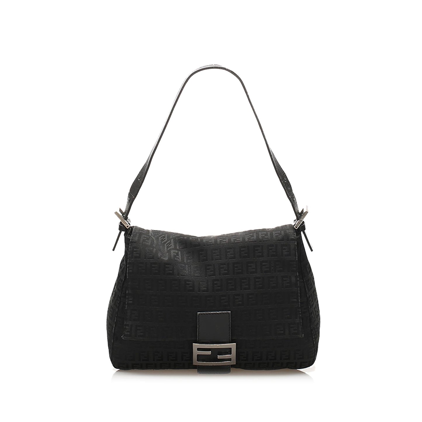 Fendi Zucchino Mamma Forever Canvas Shoulder Bag (SHG-14728)
