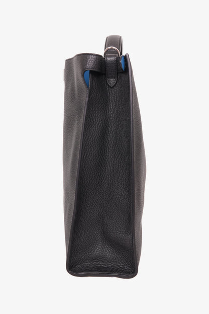 Fendi Black Leather Romano Peekaboo X-Lite Toto With Strap