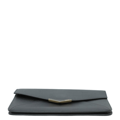 Fendi Black 2 Jours Envelope Clutch