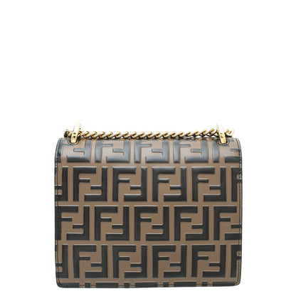 Fendi Tobacco Kan U Small Shoulder Bag