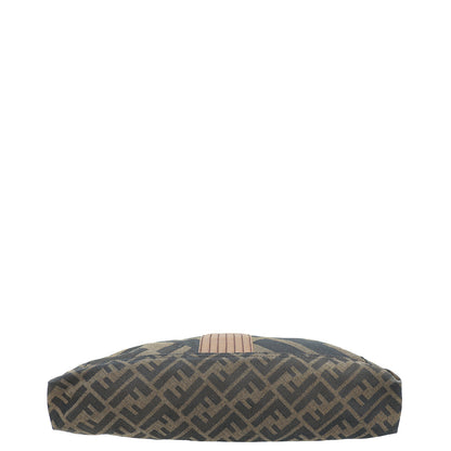 Fendi Tobacco Zucca Baguette Maxi Flap Shoulder Bag