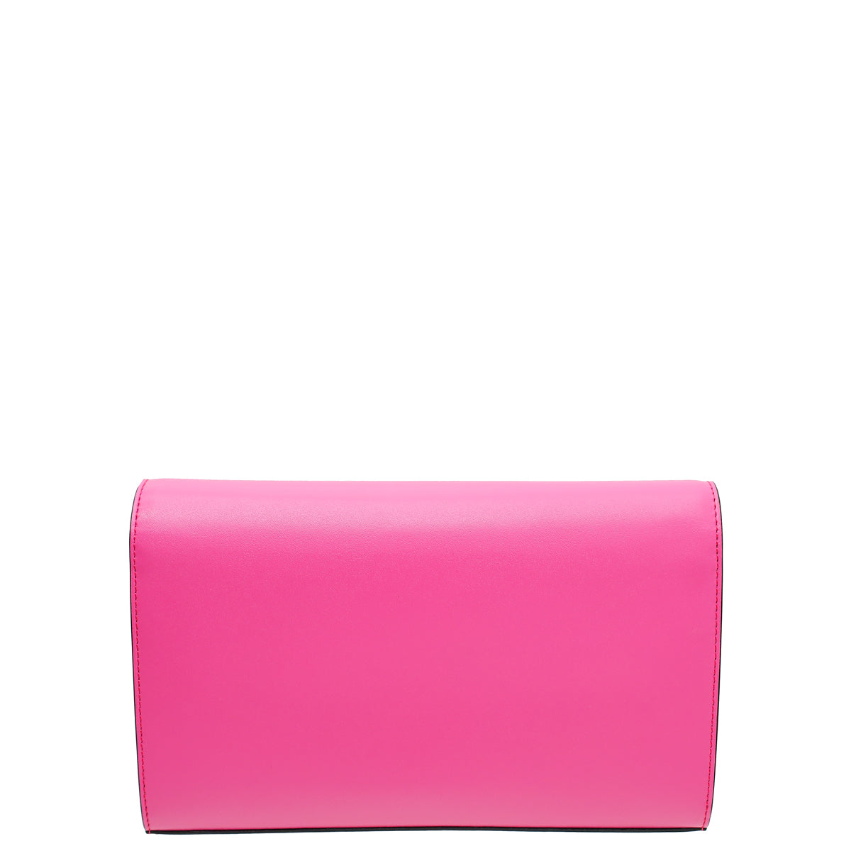 Fendi Fuchsia F Logo Wallet On Chain Clutch