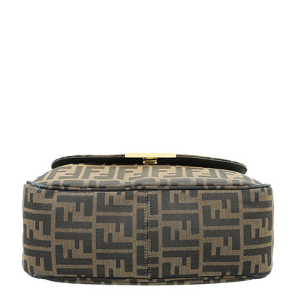 Fendi Tobacco Zucca Crossbody Large Messenger Bag