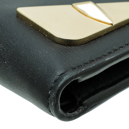 Fendi Black Monster Eye Bi-Folder Wallet