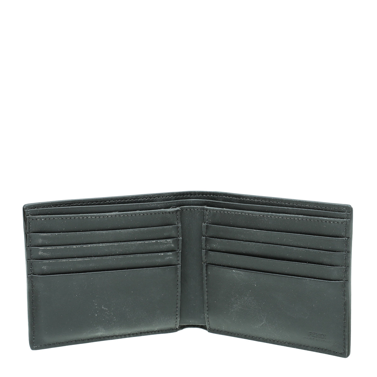 Fendi Black Monster Eye Bi-Folder Wallet