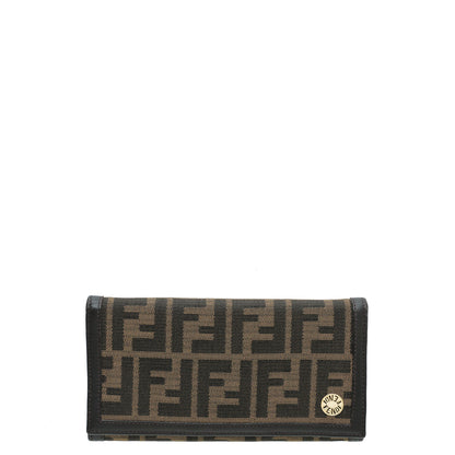 Fendi Tobacco Zucca Continental Wallet