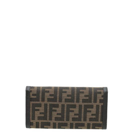 Fendi Tobacco Zucca Continental Wallet