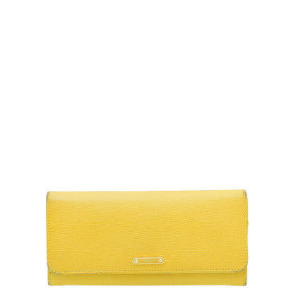 Fendi Yellow Elite Crayons Continental Wallet