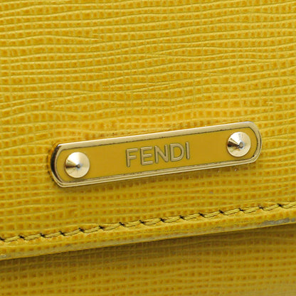 Fendi Yellow Elite Crayons Continental Wallet