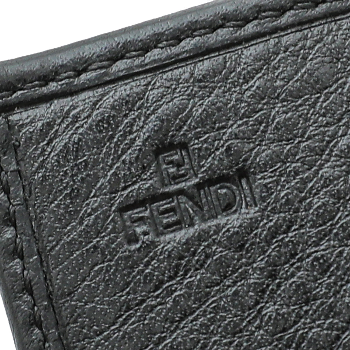 Fendi Black Zucca Continental Wallet