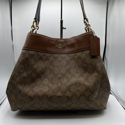 HANDBAG DESIGNER by COACH In BROWN, Size: LARGE