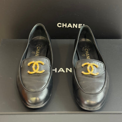 Chanel - Mocassins T.38,5