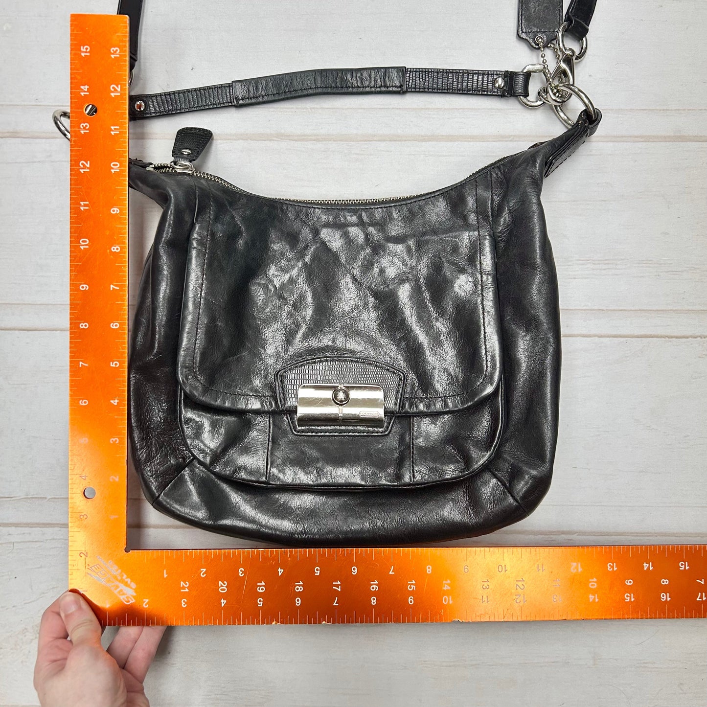 Crossbody Designer By Coach, Size: Medium