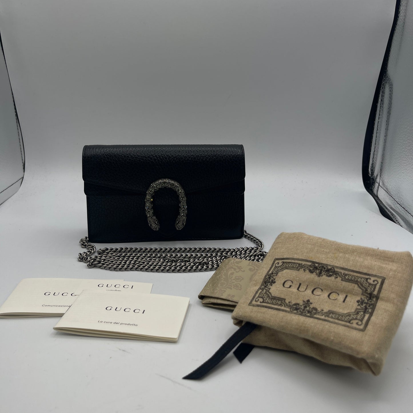 DIONYSUS MINI BAG by GUCCI In BLACK, Size: SMALL