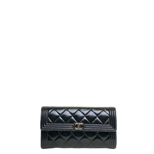 CHANEL BOY LONG WALLET