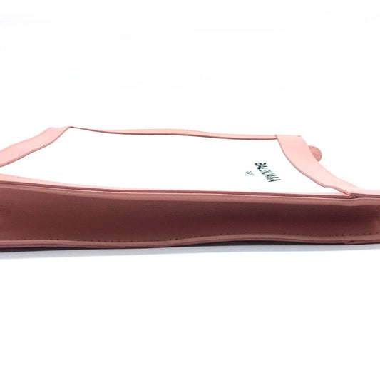 BALENCIAGA Clutch bag 410119 Canvas / leather Natural x pink Men's Women Classic unisex(Unisex)