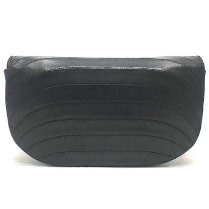 CHANEL Shoulder Bag lambskin black CCCOCO Mark Pochette Women Used