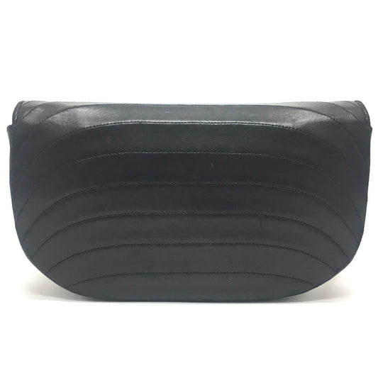 CHANEL Shoulder Bag lambskin black CCCOCO Mark Pochette Women Used