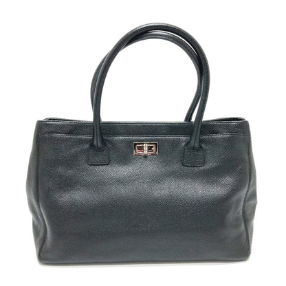 CHANEL Tote Bag A29292 leather black Executive Handbag