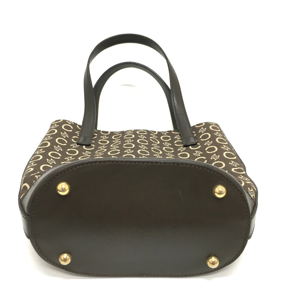 CELINE Handbag Canvas / leather Brown Macadam vintage Women Used
