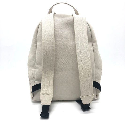 BALENCIAGA Backpack 552374 canvas white logo Backpack mens