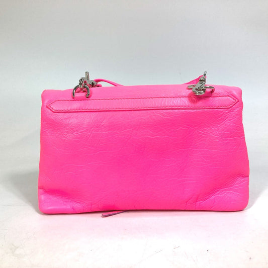 BALENCIAGA Clutch bag 431650 leather pink Pochette Classic envelope Women