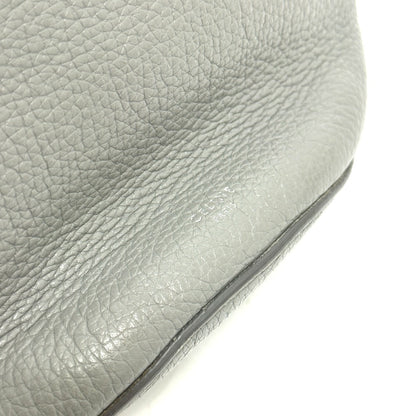 CELINE Handbag 187243 leather gray Big bag Bucket Women Secondhand