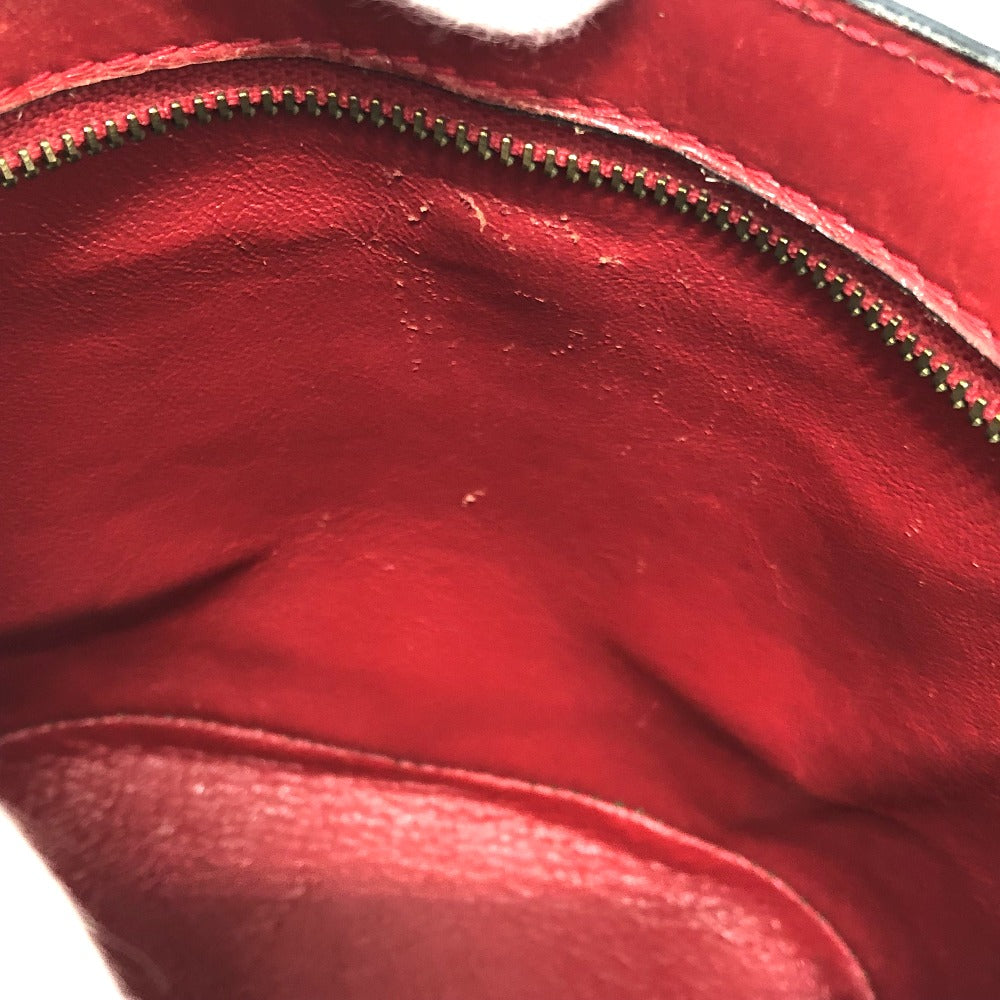 CELINE Handbag leather Red Mini tote Women Used