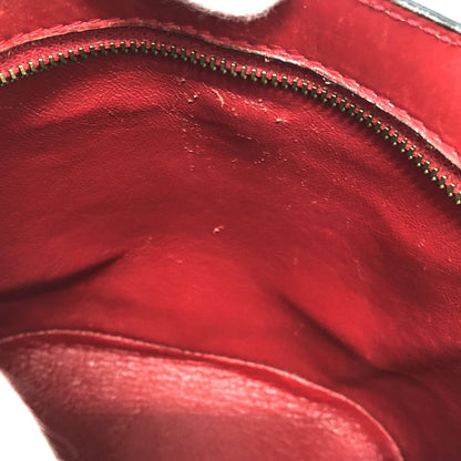 CELINE Handbag leather Red Mini tote Women Used
