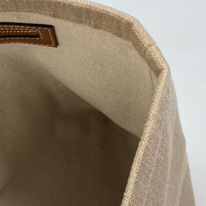 CELINE Shoulder Bag 19006 Canvas / leather Brown Shoulder Horizontal hippo Women Used