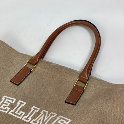 CELINE Shoulder Bag 19006 Canvas / leather Brown Shoulder Horizontal hippo Women Used