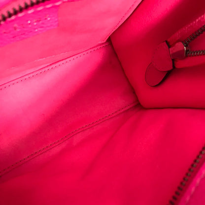 CELINE Handbag 189243 leather pink Tote Bag Bag Crossbody luggage nano shopper Women Used