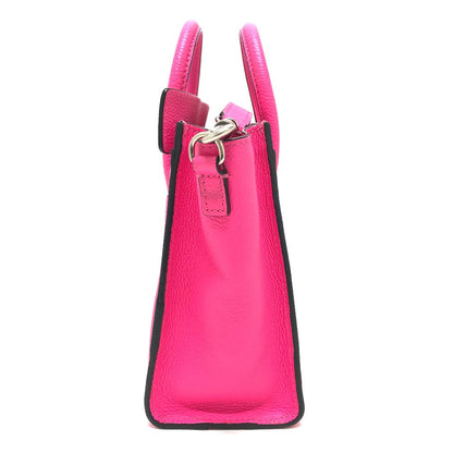 CELINE Handbag 18924 leather pink Luggage mini shopper Women Used