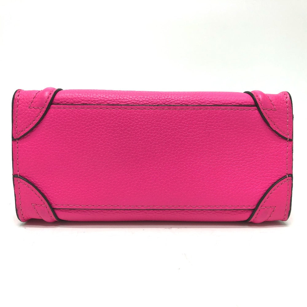 CELINE Handbag 18924 leather pink Luggage mini shopper Women Used