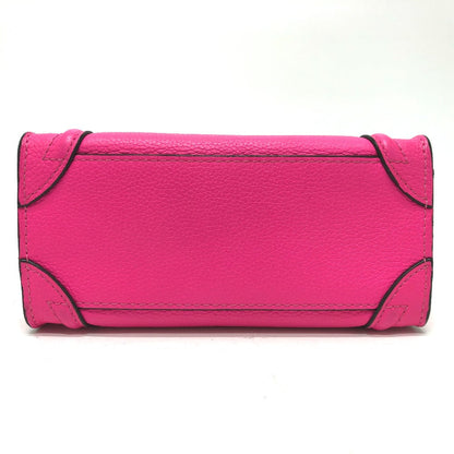 CELINE Handbag 18924 leather pink Luggage mini shopper Women Used