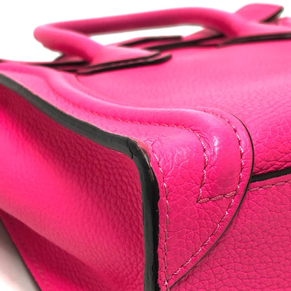 CELINE Handbag 18924 leather pink Luggage mini shopper Women Used